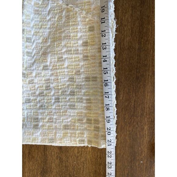 Project Alabama Designer Patchwork Skirt Tan Cream Size S Deadstock Couture Rare - Picture 12 of 13